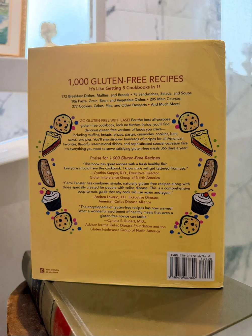 1,000 Gluten-Free Recipes Carol Fenster Hardcover Cookbook 2008